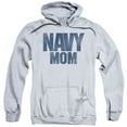 thumbnail image 1 of Navy Navy Mom Adult Pullover Hoodie Sweatshirt Athletic Heather, 1 of 1