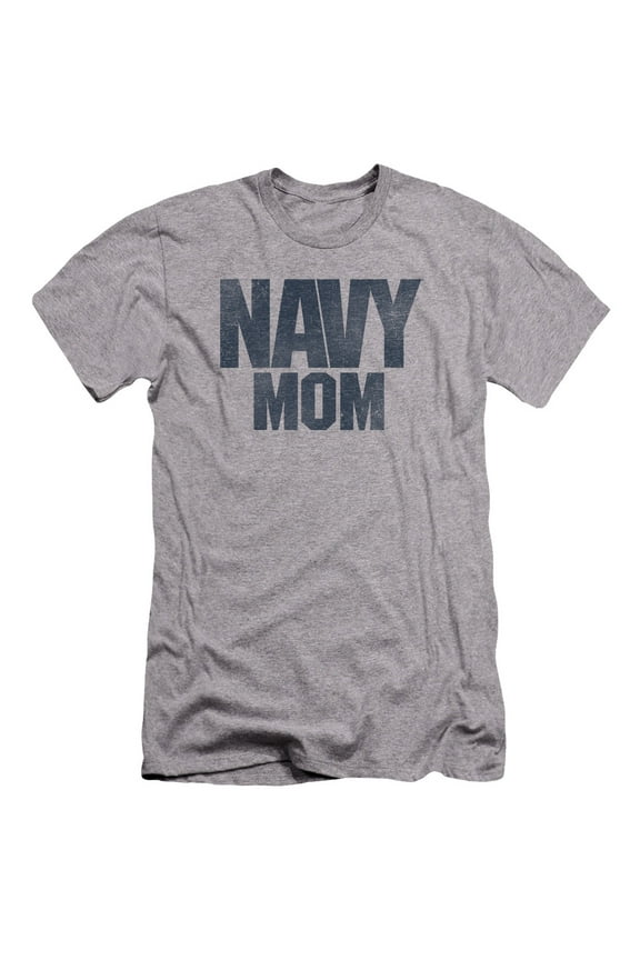 Navy - Navy Mom - Premium Slim Fit Short Sleeve Shirt - Medium