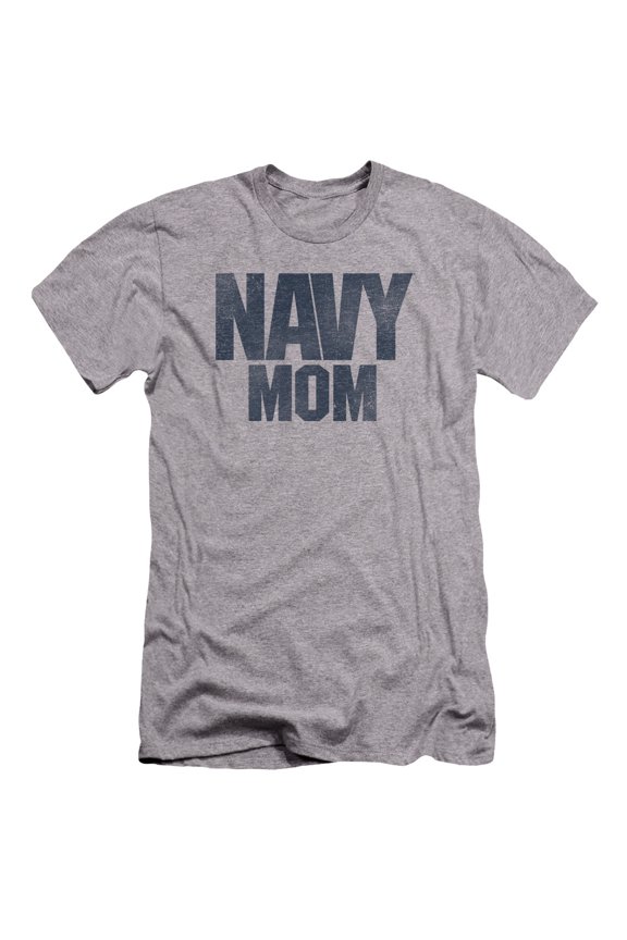 Navy - Navy Mom - Premium Slim Fit Short Sleeve Shirt - XX-Large