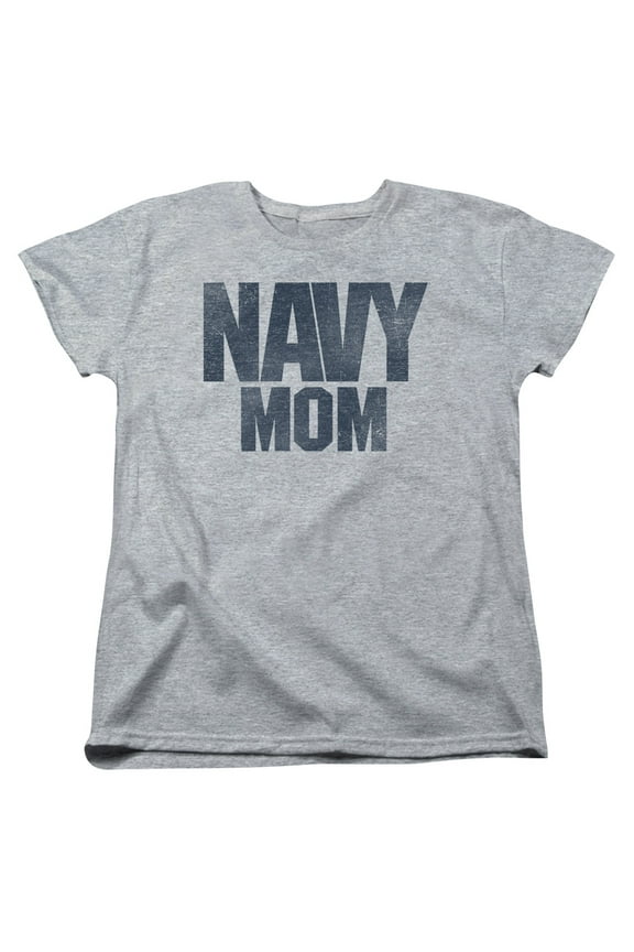 Navy - Navy Mom - Women's Short Sleeve Shirt - Large