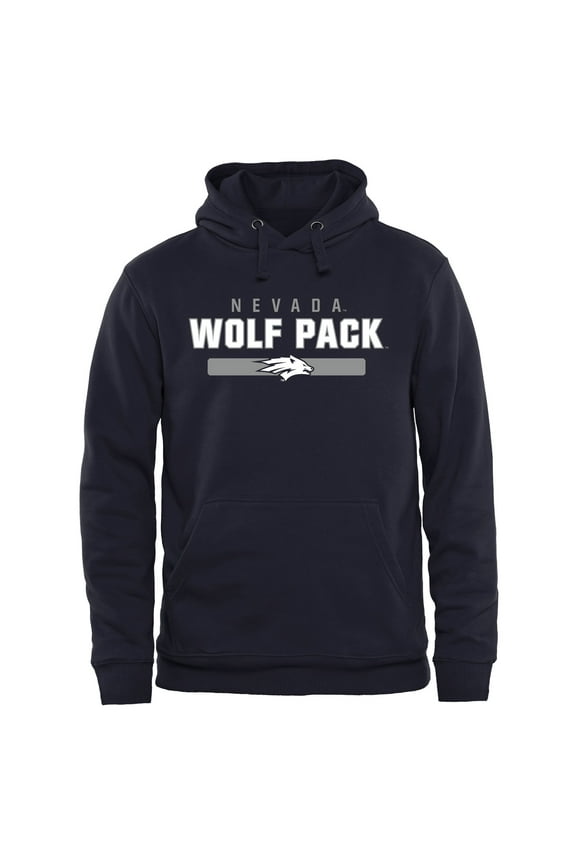 Navy Nevada Wolf Pack Team Strong Pullover Hoodie