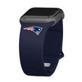 thumbnail image 1 of Navy New England Patriots Logo Silicone Apple Watch Band, 1 of 3