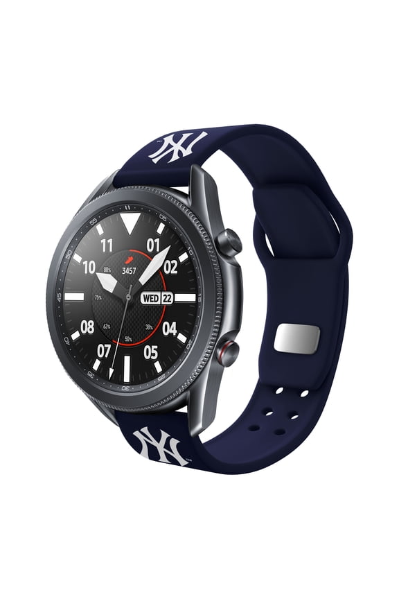 Navy New York Yankees 22mm Samsung Compatible Watch Band