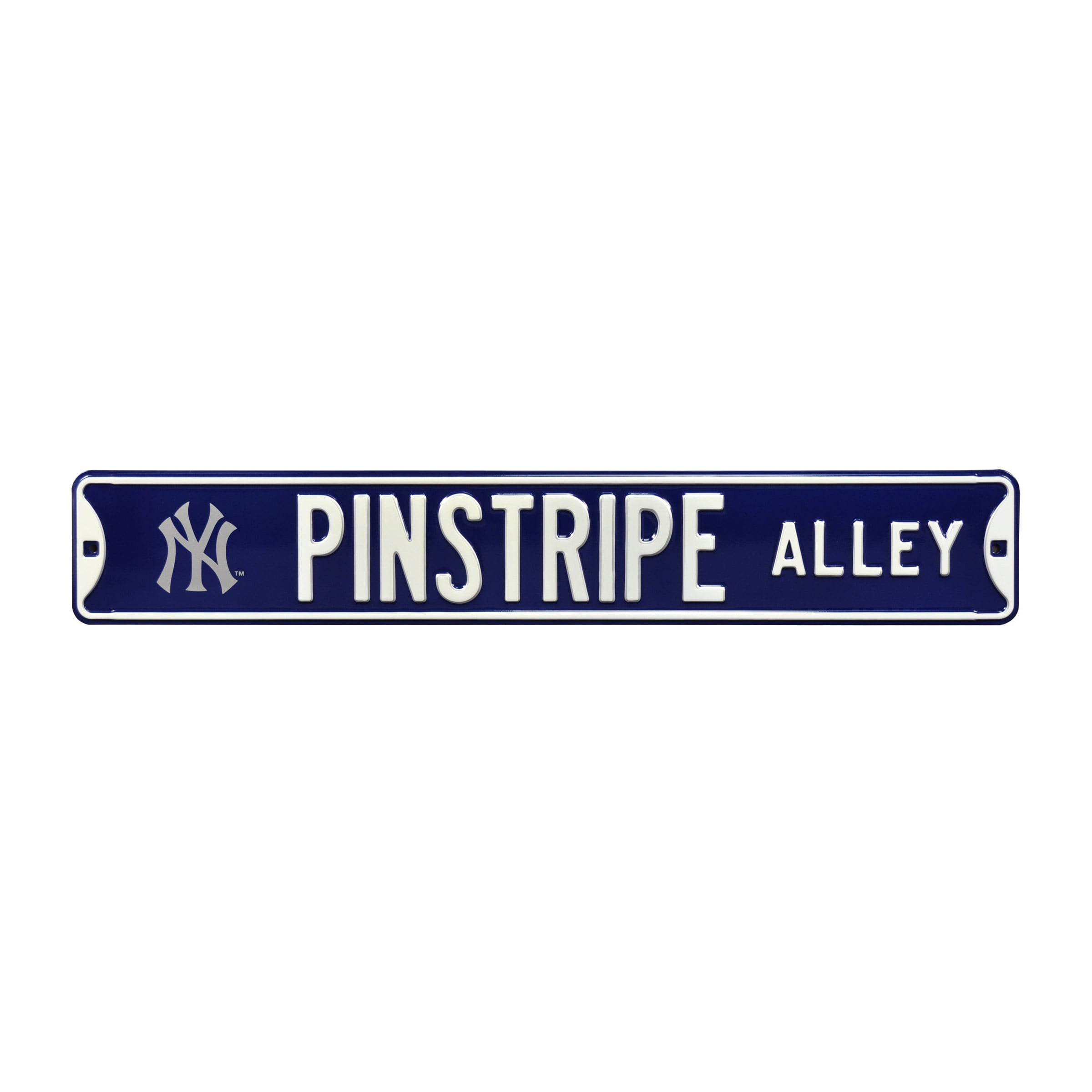 Navy New York Yankees 6" x 36" Pinstripe Alley Steel Ave Sign Wall Art