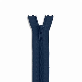 Navy Nylon Coil Zipper 36 Inch Non Separating Sewing Zipper for Jackets, Dresses, Crafts