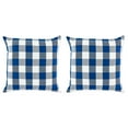 thumbnail image 1 of Navy/Off White Buffalo Check Pillow 20x20 Set/2, 1 of 3