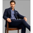 thumbnail image 1 of Navy On Navy Seersucker Suit - Cotton Suit - Summer Suit - Shadow Stripe Pattern, 1 of 1