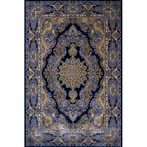 Navy Oriental Area Rugs for Living Room Washable Rugs Boho Moroccan Area Rug Soft Neutral Geometric Bohemian Carpet Distressed Indoor Rug for Bedroom Dining Room Office Foldable Nonslip Rug