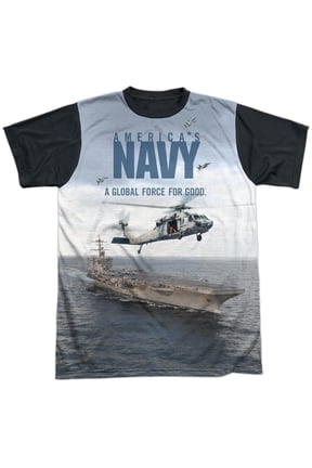 Navy Over And Under Mens Adult Sublimation Shirt