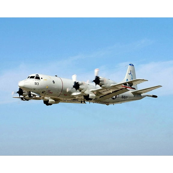 Navy P-3 / P3-C Orion Aircraft - 24x36 Inch Laminated Aviation Poster - Stunning Detail and Bold Colors
