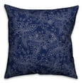 thumbnail image 1 of Creative Products Navy Paisley Pattern 20x20 Spun Poly Pillow, 1 of 1