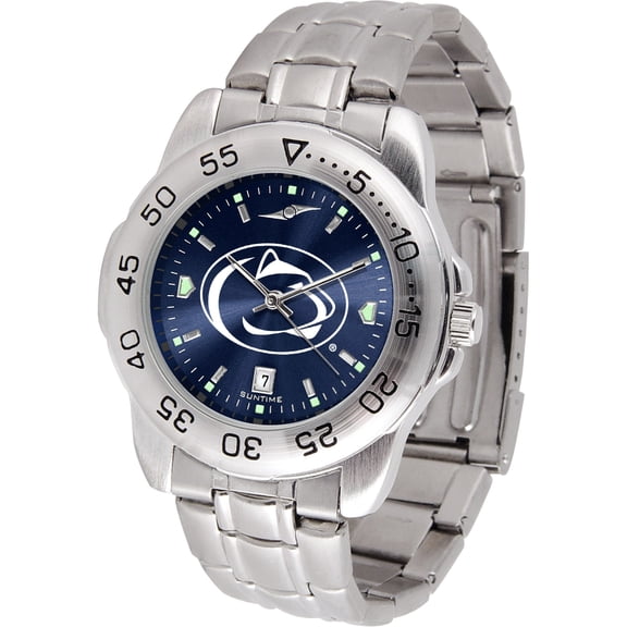 Navy Penn State Nittany Lions Sport Steel AnoChrome Watch