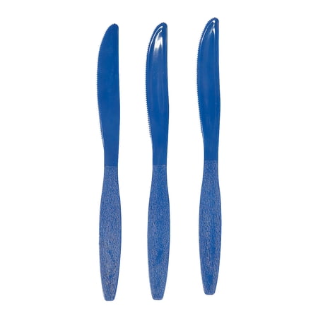 Navy Plastic Knives (50 Pc) - Party Supplies - 50 Pieces