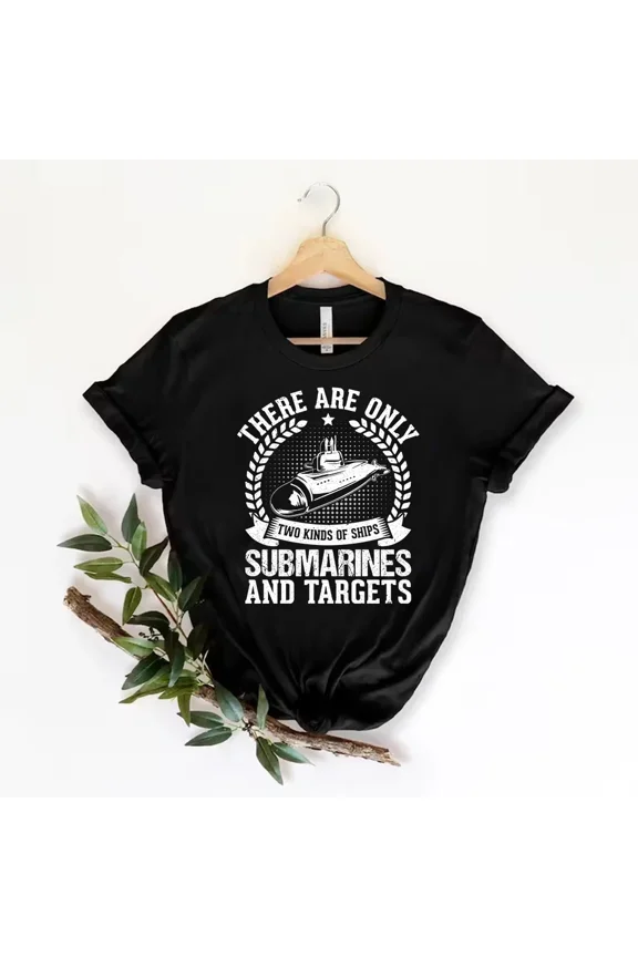 Navy Pride Two Types Of Ships Submarines And Targets Unisex T-Shirt up to size 5XL