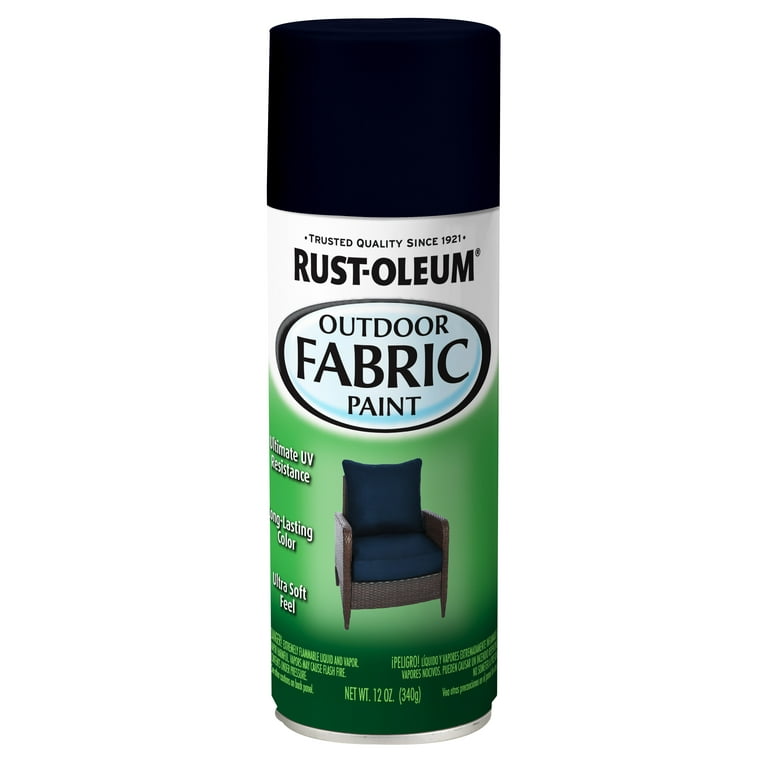 Navy, Rust-Oleum Specialty Fabric Spray Paint-358832, 12 oz 