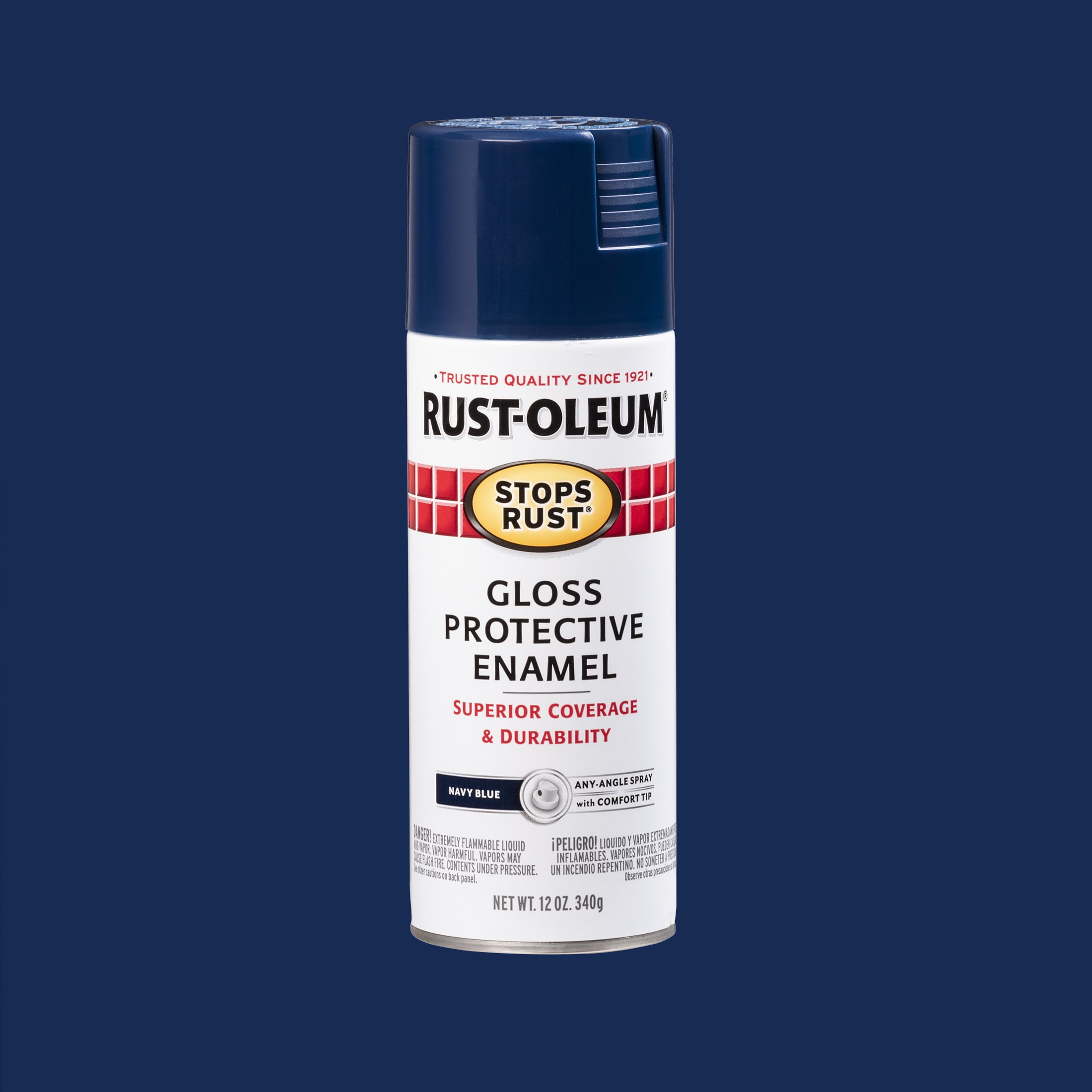 2 pack) Sail Blue, Rust-Oleum Stops Rust Gloss Protective Enamel