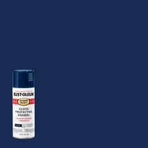 Navy, Rust-Oleum Stops Rust Gloss Protective Enamel Spray Paint-7723830, 12 oz