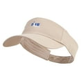 thumbnail image 1 of Navy Scuba Diving Logo Embroidered Cotton Twill Sun Visor - Khaki OSFM, 1 of 5