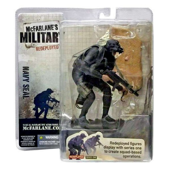 McFarlane's Military Redeployed Navy Seal Action Figure African American