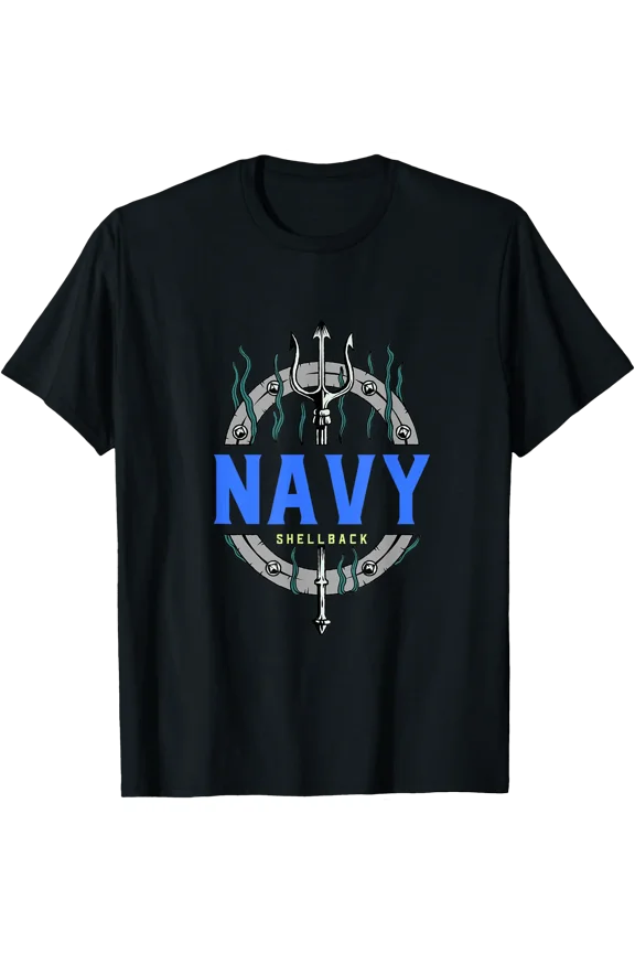 Navy Shellback Salty Sailor Trident T-Shirt, Unisex T-Shirt