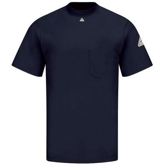 Navy Short Sleeve Tagless T-Shirt