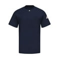 thumbnail image 1 of Navy Short Sleeve Tagless T-Shirt, 1 of 7
