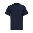 thumbnail image 1 of Navy Short Sleeve Tagless T-Shirt, 1 of 2