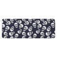 thumbnail image 1 of Navy Skull Pattern Kitchen Rug Mat,Kitchen Runner Rugs Non Skid Washable,Decorative Kitchen Floor Mats for Kitchen,Sink,Laundry,17"x47.2", 1 of 7