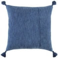 thumbnail image 1 of Navy Solid Tonal Abstract Stripe Throw Pillow, 1 of 7