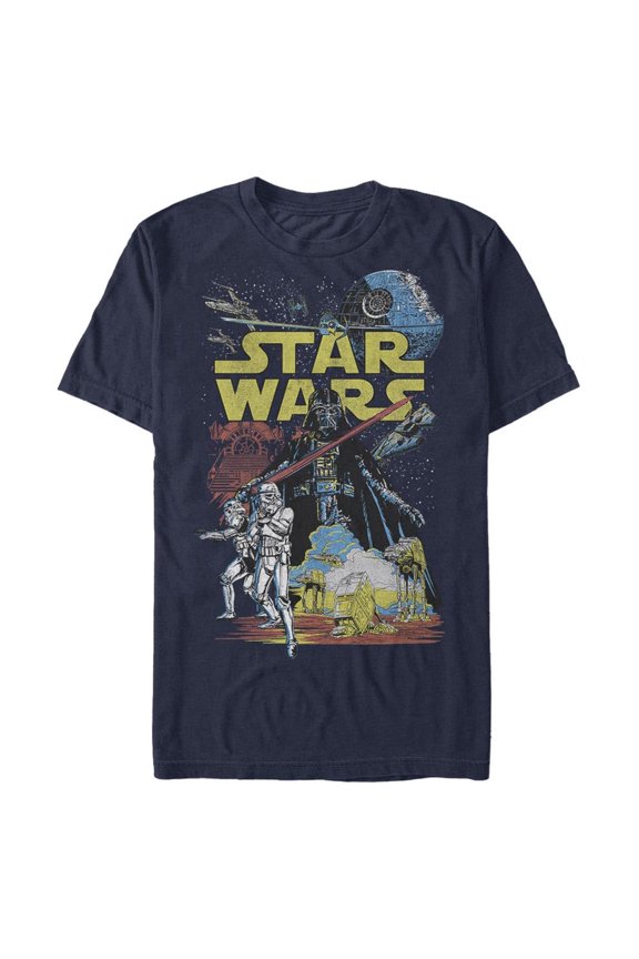 Navy Space Adventure Graphic T-Shirt for Stylish Comfort and Unique Style