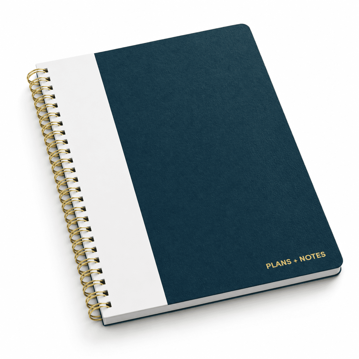 Navy Spiral Large Undated Daily Planner & To Do List Notepad 8.5x11 ...