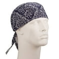 thumbnail image 1 of Navy Square Paisley Doo Rag - Single Piece, 1 of 6