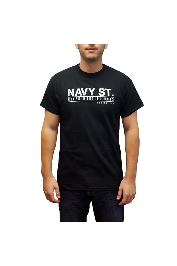 Navy St T-Shirt Kingdom MMA Mixed Martial Arts Gym TV Street Black Peter Series