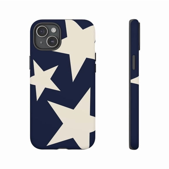 Navy Star Y2K Aesthetic Cool Girl Phone Case for iPhone 11–17 V10543