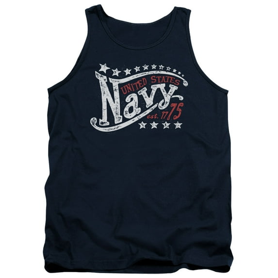 Navy - Stars - Tank Top - Small