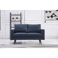 thumbnail image 1 of Navy Stationary Fabric Basic Loveseat, 1 of 2