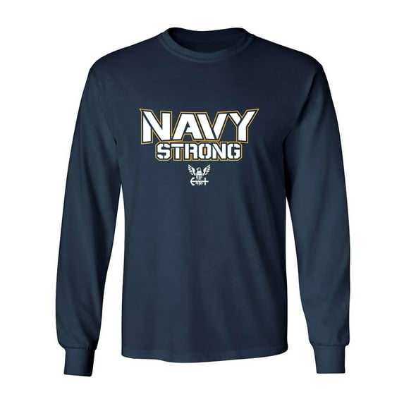 Navy Strong Adult Long Sleeve T-shirt