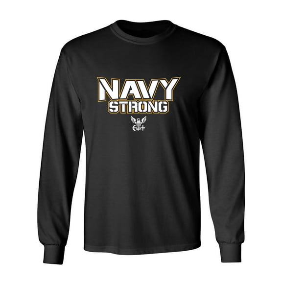 Navy Strong Adult Long Sleeve T-shirt