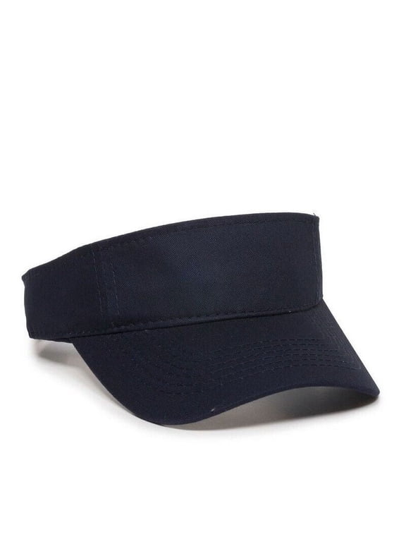 Navy Sun Visor Comfort Fit Adjustable Visor Cap Open Hat Unisex Adult