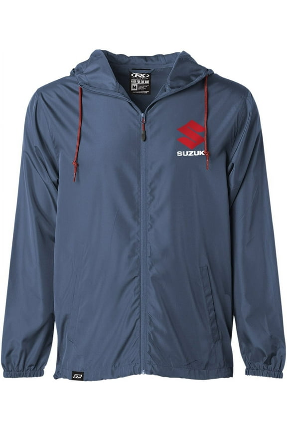 Navy Suzuki Windbreaker Jacket