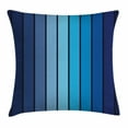 thumbnail image 1 of Navy Throw Pillow Cushion Cover, Plaques in Blue Tones with Border Lines with Sketchy Details Print Image, Decorative Square Accent Pillow Case, 16 X 16 Inches, Dark Blue and Light Blue, by Ambesonne, 1 of 2