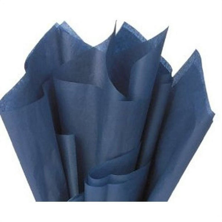 Tissue Paper / 48 Sheets Navy Blue Tissue Paper 20x30/Navy Blue  Wedding/Navy Shower/Bulk Premium Tissue