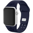 thumbnail image 1 of Navy Toronto Maple Leafs Debossed Silicone Apple Watch Band, 1 of 3