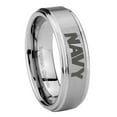 thumbnail image 1 of Navy Tungsten Man Wedding Rings, 1 of 1