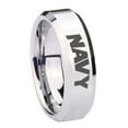 thumbnail image 1 of Navy Tungsten Man Wedding Rings, 1 of 1