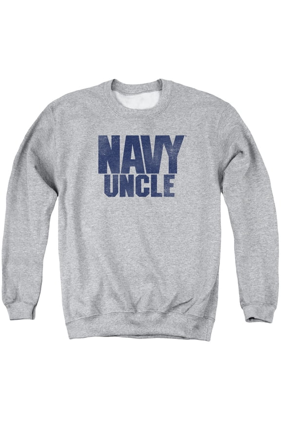 Navy - Uncle - Crewneck Sweatshirt - Medium