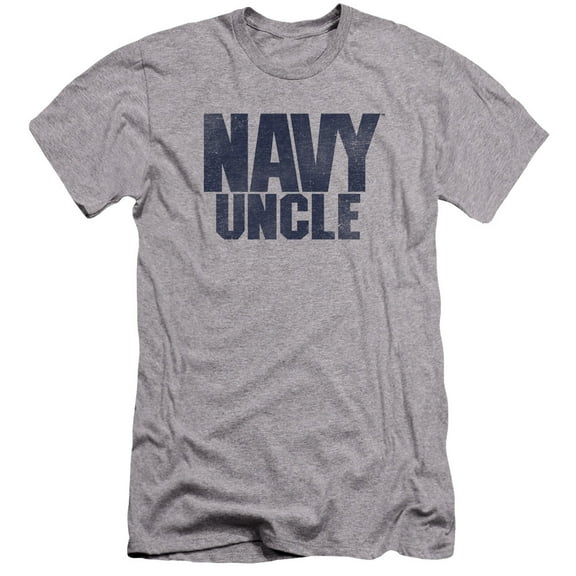 Navy - Uncle - Premium Slim Fit Short Sleeve Shirt - X-Large