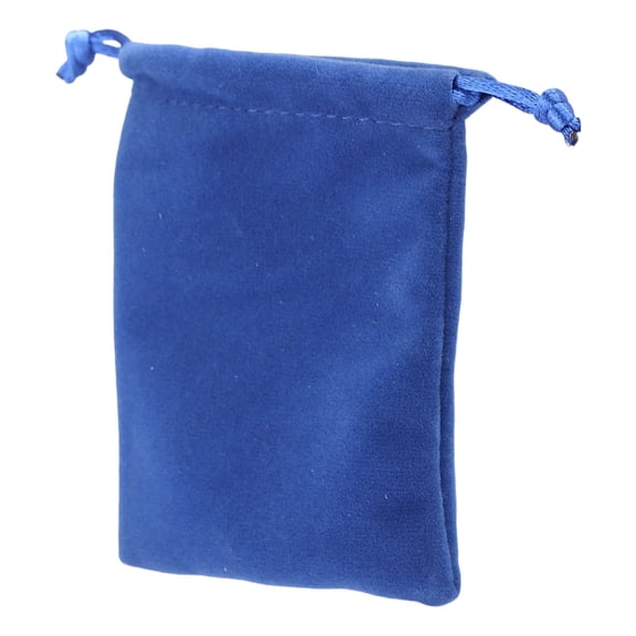 Navy Velvet Drawstring Bags, 3.5inch×2.8inch, Small Velvet Cloth Gift Bags, Dice Bag Small Drawstring Pouch, Jewelry Pouches, Small Candy Gift Bags for Storage Wedding Party Favor Christmas