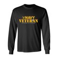 thumbnail image 1 of Navy Veteran Defender of Freedom Adult Long Sleeve T-shirt, 1 of 3