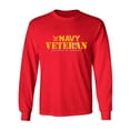 thumbnail image 1 of Navy Veteran Defender of Freedom Adult Long Sleeve T-shirt, 1 of 3